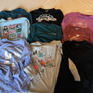 Girls long sleeve shirt lot M